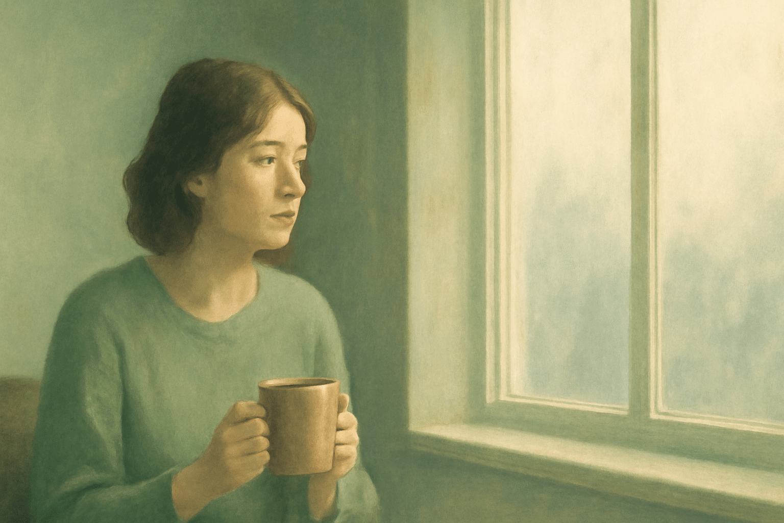 Emotional regulation during major life transitions and grief 1 Emotional regulation during grief — quiet moment in a major life transition